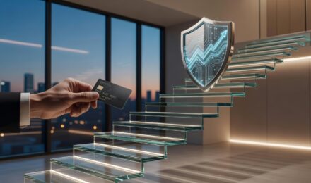 Person checking their good credit score on a smartphone in 2026