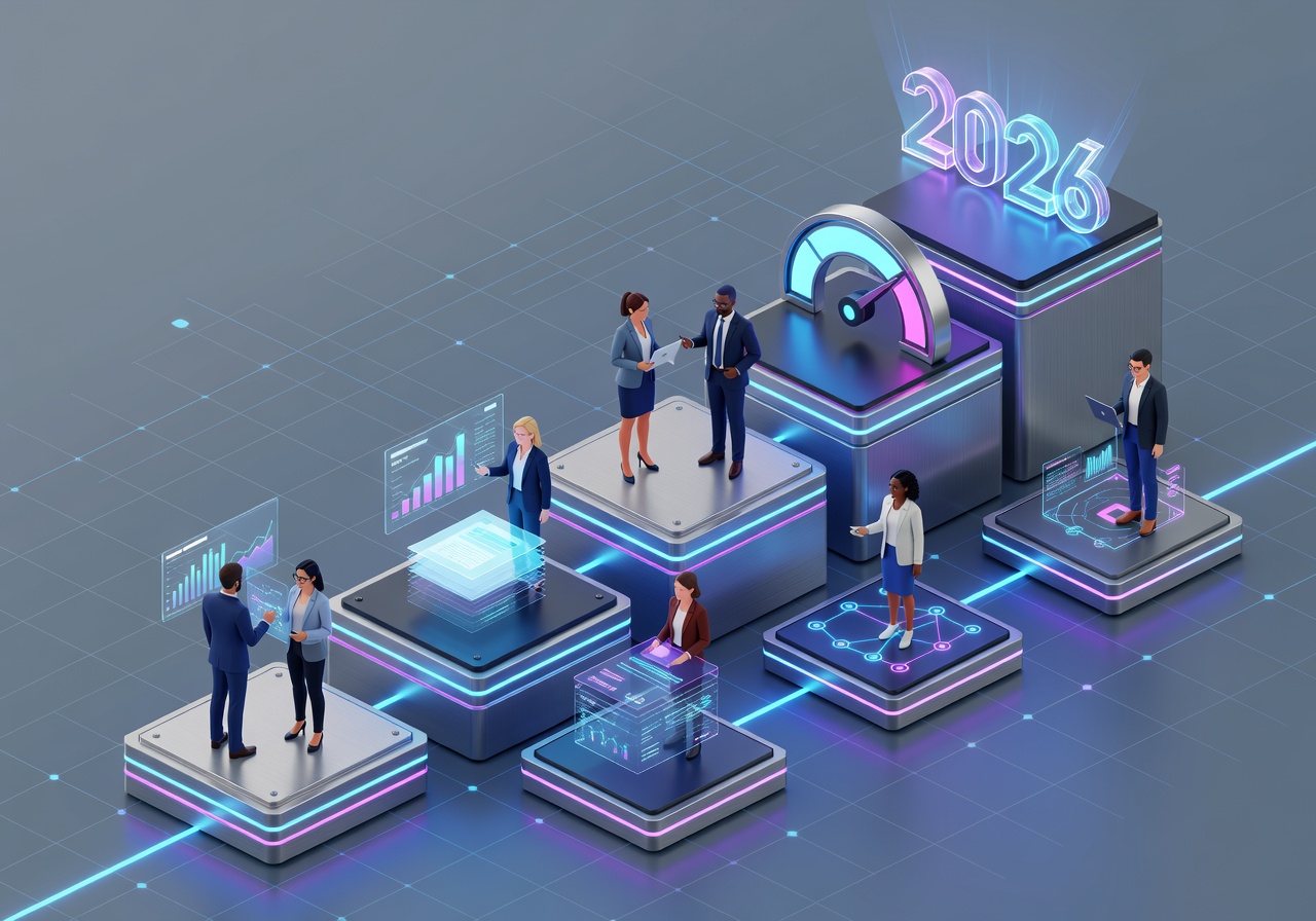 Person reviewing credit report on laptop, with upward-trending credit score graph