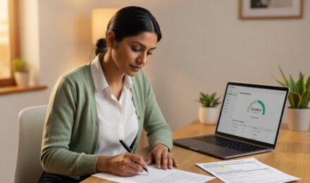 Person writing a goodwill letter to remove a late payment from their credit report
