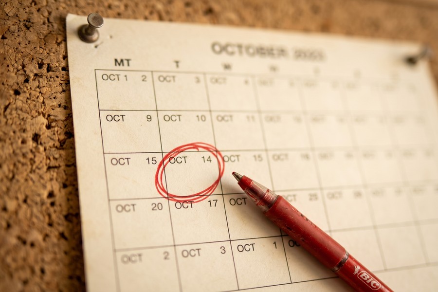 Person reviewing three months of bank statements at a desk to identify spending patterns