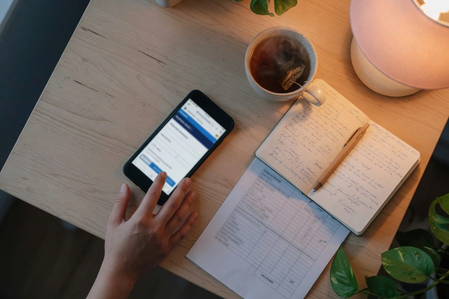 Checklist of documents needed for credit freeze: Social Security card, driver's license, utility bill, and a notepad for PINs