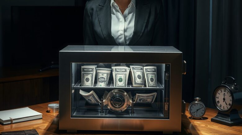 A person managing multiple savings goals using a savings vault strategy in a high-yield account