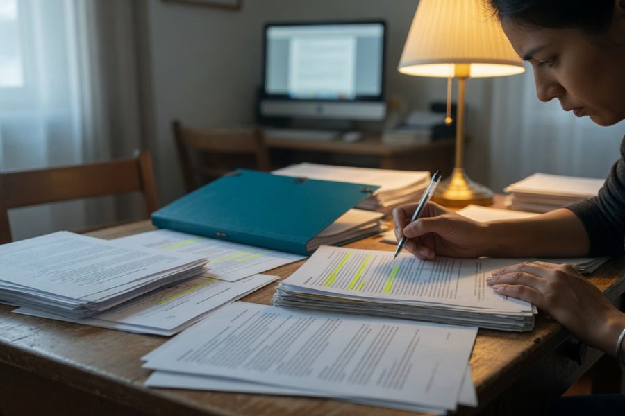Step-by-step diagram of tenant screening report request process
