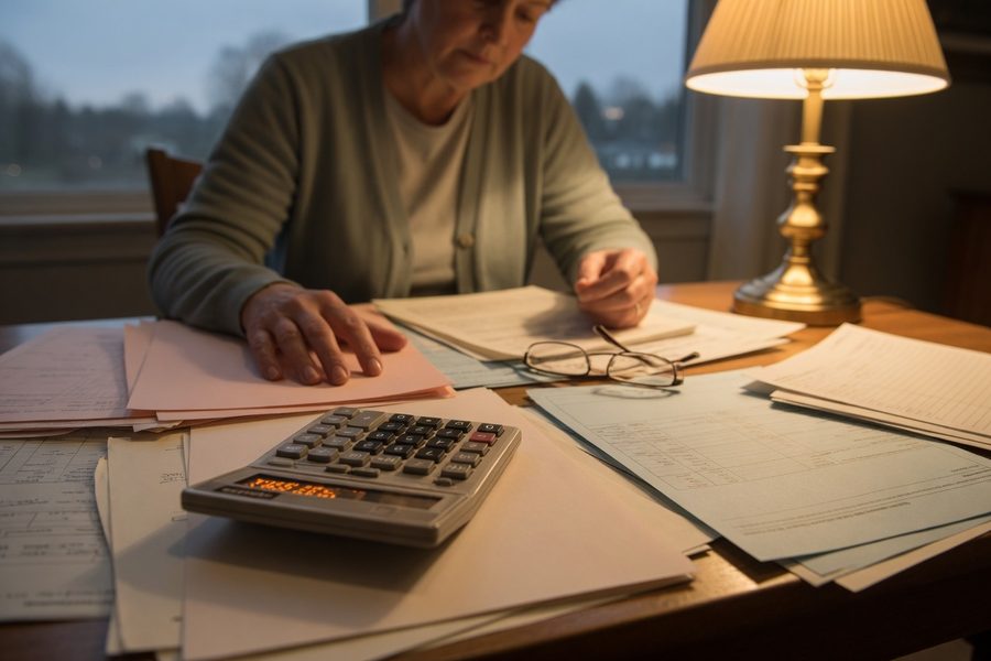 Chart comparing retirement savings benchmarks versus actual median balances by age