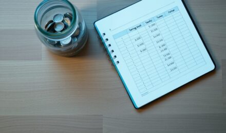 A person reviewing a savings plan with a focus on months versus dollars
