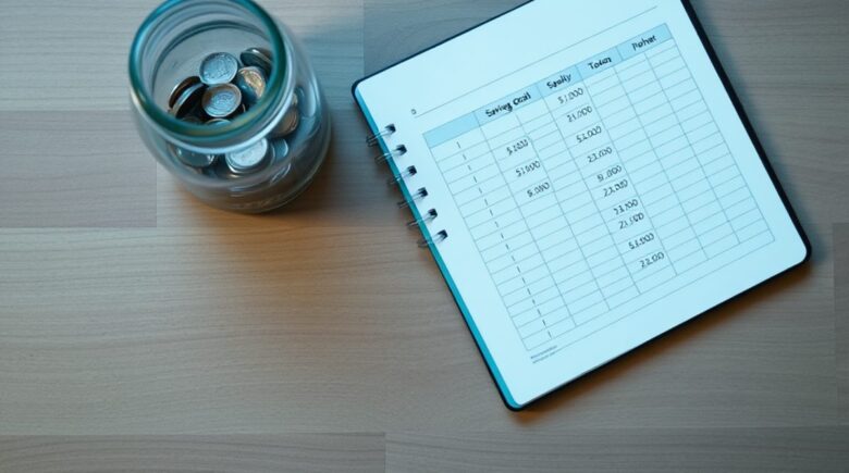 A person reviewing a savings plan with a focus on months versus dollars