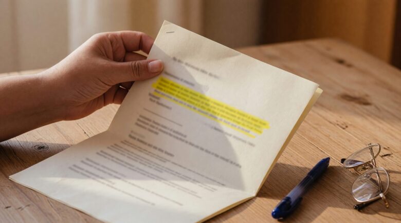 Document showing Section 609 FCRA disclosure rights and credit file information request