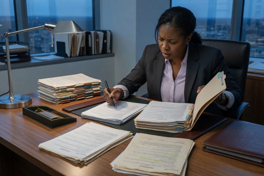 A credit report with a highlighted incorrect address, a common find after a 609 disclosure.