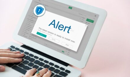 Comparison of legitimate bank email and phishing email showing suspicious sender address and malicious link