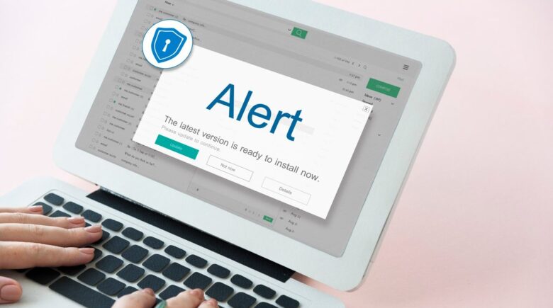 Comparison of legitimate bank email and phishing email showing suspicious sender address and malicious link