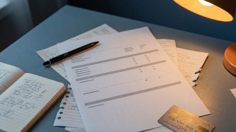 Illustration comparing a thin credit file to a thick credit file with credit score impact
